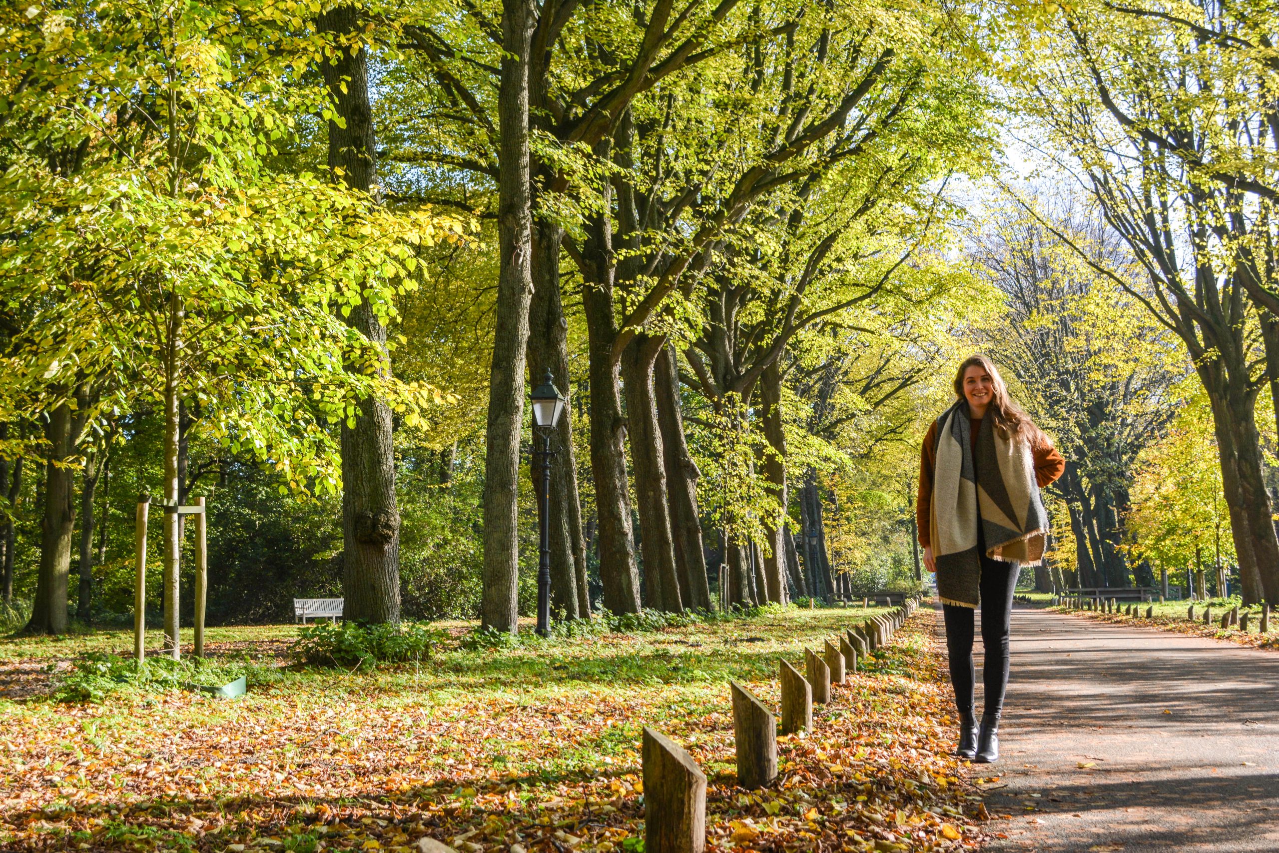 Renee in het bos